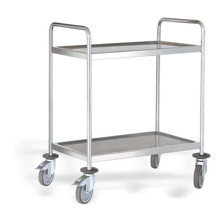 Image de CHARIOT DE SERVICE 2 NIVEAUX 800x500 mm INOX