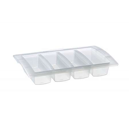 Image de RANGE COUVERTS 4 COMPARTIMENTS AVEC COUVERCLE 1/1