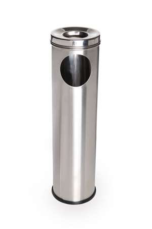 Image de CENDRIER Ø15XH.58CM SUR PIED AVEC COUVERCLE INOX