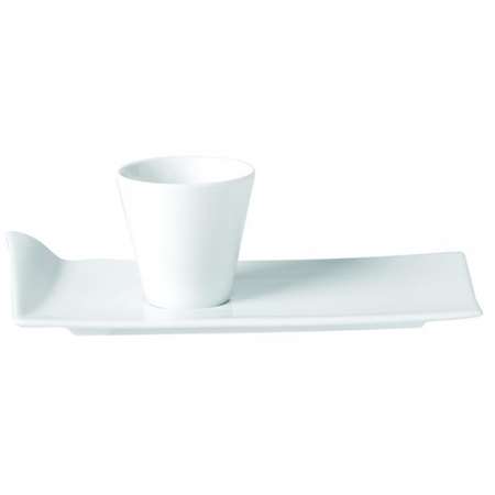 ASSIETTE PLATEAU CAFE GOURMAND AVEC ENCOCHE TASSE 10CL