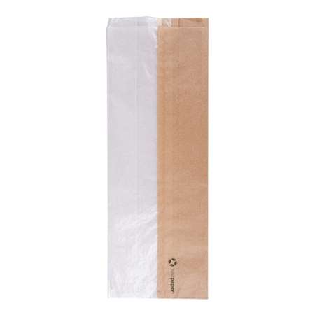 Image de SAC SANDWICH 'CORNER WINDOW' NATUREL 14+8x38cm