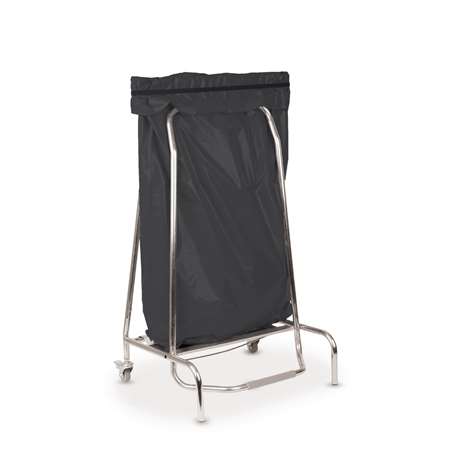 Image de PORTE SAC POUBELLE INOX 110L