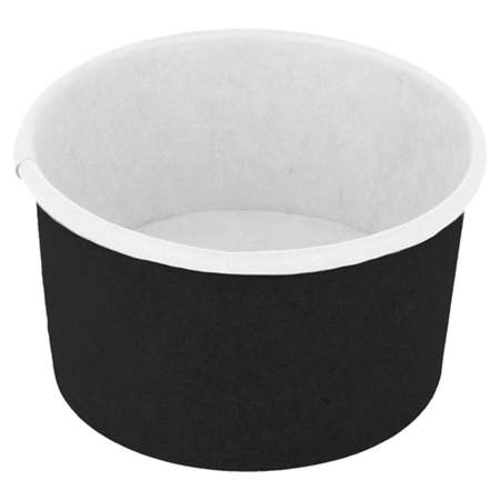 Image de POT À GLACES 70 ML CARTON NOIR