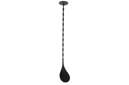 Image de CUILLERE A COCKTAIL NOIR D3.2xH27.5CM