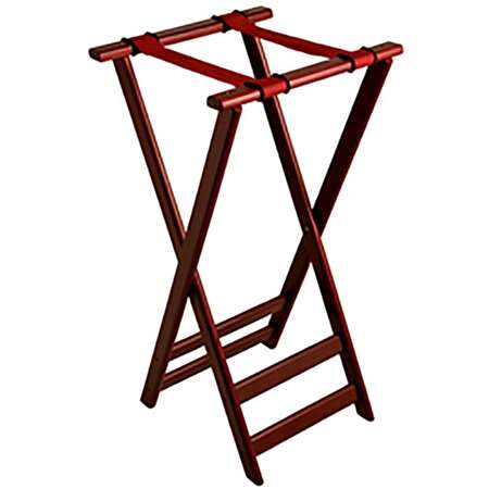 Image de SUPPORT H.82CM POUR PLATEAU MARRON ROUGEATRE BOIS