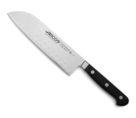 Image de COUTEAU DE CUISINE SANTOKU ALVEOLE 180MM