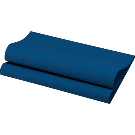 SERVIETTE BIO DUNISOFT 40 X 40CM BLEU FONCE