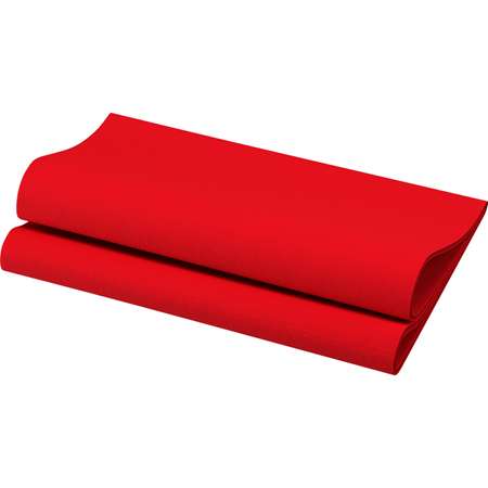 SERVIETTE BIO DUNISOFT 40 X 40CM ROUGE