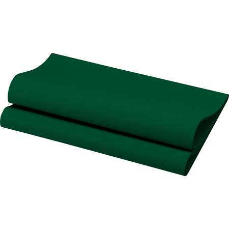 SERVIETTE BIO DUNISOFT 40 X 40CM VERT FONCE