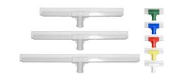 Image de RACLETTE ALIMENTAIRE JAUNE MOUSSE BLANCHE 55cm