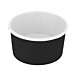 Image de POTS À GLACES 300 ML 250 + 18 PE G/M2 Ø10x5,5 CM NOIR CARTON