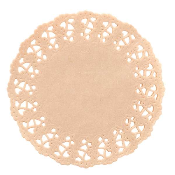 Image de DENTELLES RONDES AJOURÉES 40 G/M2 Ø 11,5 CM NATUREL KRAFT