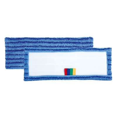 FRANGE VELCRO MICROFIBRE GRATTANTE 40 CM BLEU