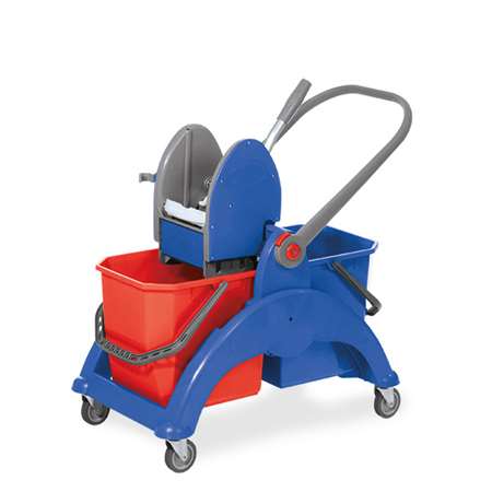 Image de CHARIOT DOUBLE SEAUX 2x15L SP AVEC TIMON