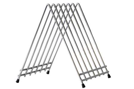 Image de SUPPORT PLANCHES A DECOUPER 6 pièces CHROME