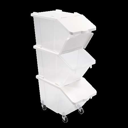 Image de BACS A INGREDIENTS 30L + COUVERCLES + 4 ROUES