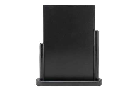 Image de TABLE ARDOISE ELEGANT LARGE NOIR BASE EN BOIS LACQUE