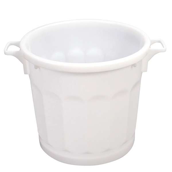 Image de CONTENEUR ALIMENTAIRE 75L ROND HACCP BLANC