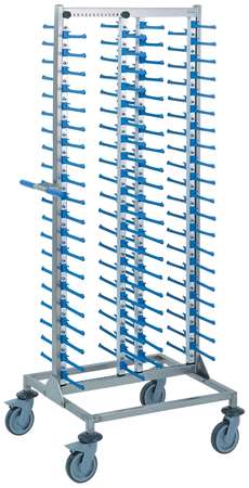 Image de CHARIOT PORTE-ASSIETTES - 4 PILES : 80 ASSIETTES