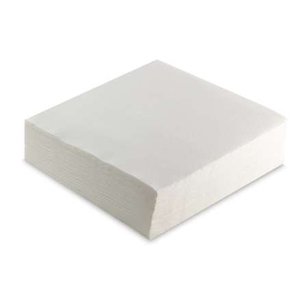 Image de SERVIETTE DOUBLE-POINT 40 X 40CM BLANCHE