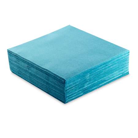 SERVIETTE DOUBLE-POINT40 X 40CM TURQUOISE