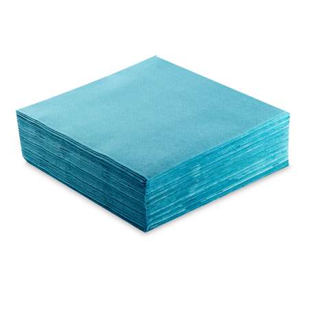 Image de SERVIETTE DOUBLE-POINT40 X 40CM TURQUOISE