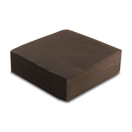 Image de SERVIETTE DOUBLE-POINT 40 X 40CM CHOCOLAT