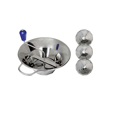 Image de MOULIN A LEGUMES INOX ET 3 GRILLES