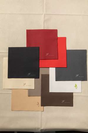 Image de SERVIETTE AIRLAID BIO LEAF 40 X 40CM ANTHRACITE