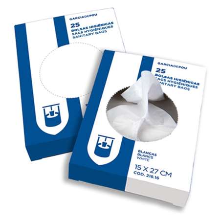 Image de SACHET HYGIENIQUE 15X27CM BLANC