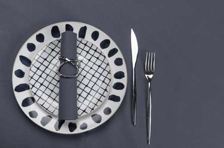 Image de SERVIETTE AIRLAID LINEN 40 X 40CM GRIS BETON