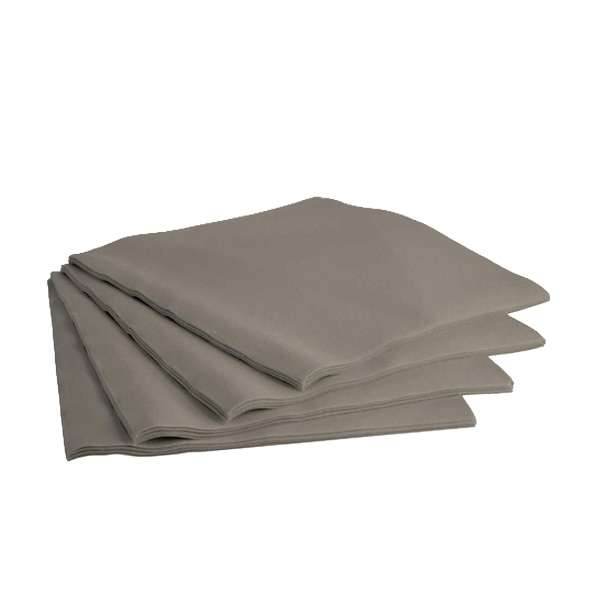 Image de SERVIETTE AIRLAID LINEN 40 X 40CM GRIS BETON