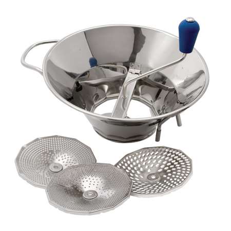 Image de MOULIN A LEGUMES N°3 INOX + 3 GRILLES