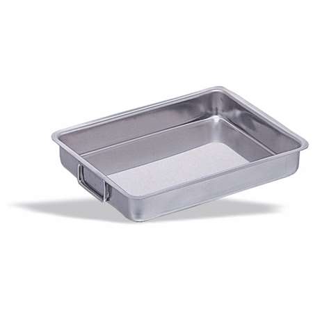 Image de PLAT ROTISSOIRE INOX POIGNEES MOBILES