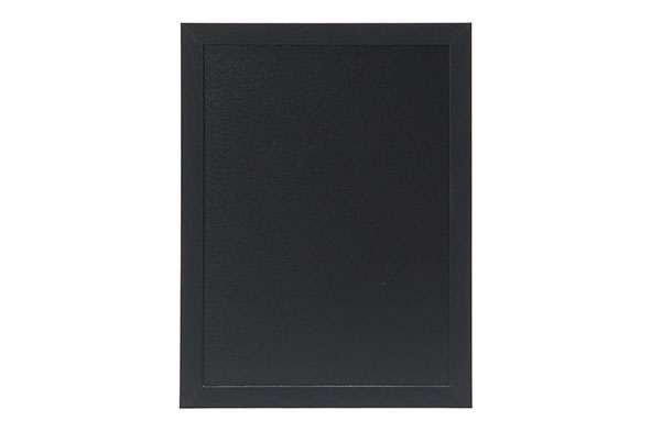 Image de TABLEAU WOODY ARDOISE MURAL NOIR 60x40x1CM