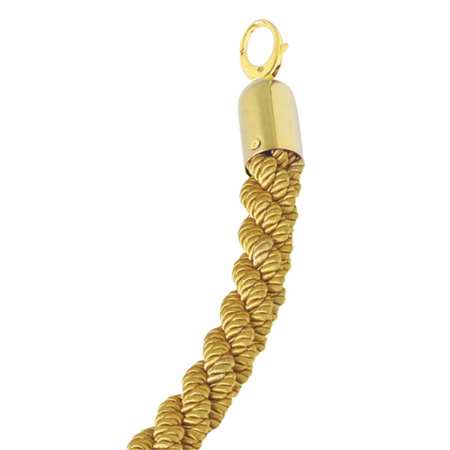 Image de CORDON L.150CM A CROCHETS DORES CORDON DORE