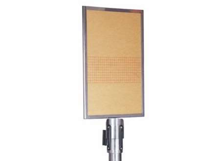 Image de PANNEAU INFORMATION 21.8X32CM INOX BRILLANT