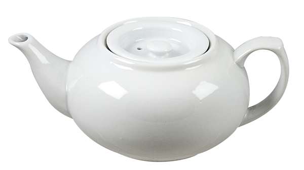 Image de THEIERE PORCELAINE BLANC 21xH. 9.5CM 750ML