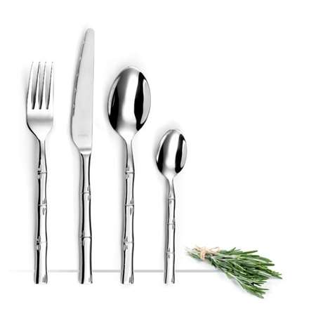 Image de COUTEAU DE TABLE CANISSE BAMBOU 18/0 INOX