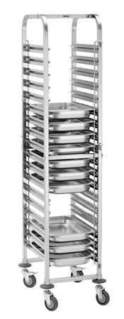 Image de CHARIOT GASTRONORM AGN1800-1/1 18 GLISSIERES