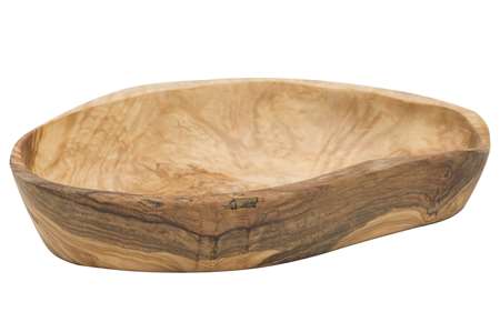 SALADIER NATUREL ORGANIC ALLONGE OLIVIER 20-24x14x5CM