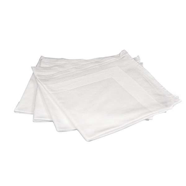 Image de SERVIETTE BANDE SATINEE 50 X 50CM 100% COTON