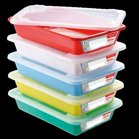 Image de BACS PLATS TEMOINS 3L + COUVERCLES LOT 5