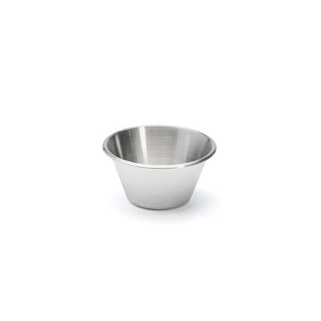 BASSINE CONIQUE Ø16CM INOX BORD ROULE OUVERT H.8.5CM