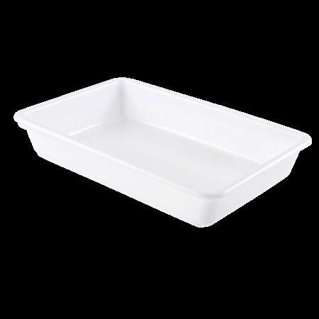 Image de BAC PLAT 10L 540x385x80MM BLANC