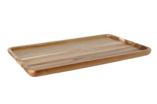 Image de PLATEAU RECTANGLE SENEGAL ACACIA 29x18xH1,6cm