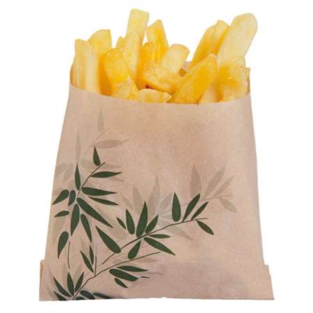 SACHETS FRITES 'FEEL GREEN' 34 G/M2 12x12cm NATUREL