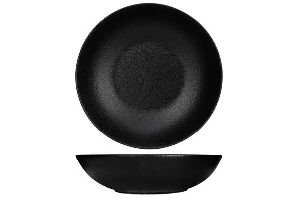 Image de ASSIETTE CREUSE Ø21CM BLACKSTONE H5CM