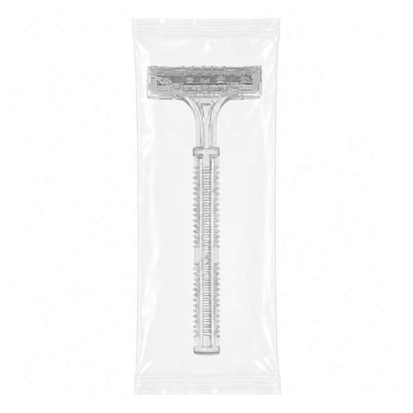 Image de RASOIRS EN SACHET INDIVIDUEL 10 CM TRANSPARENT HDPE