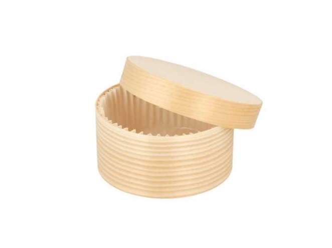 Image de MINI BOÎTES CYLINDRIQUES + CARTON ET CAPSULE Ø 8x4 CM NATURE
